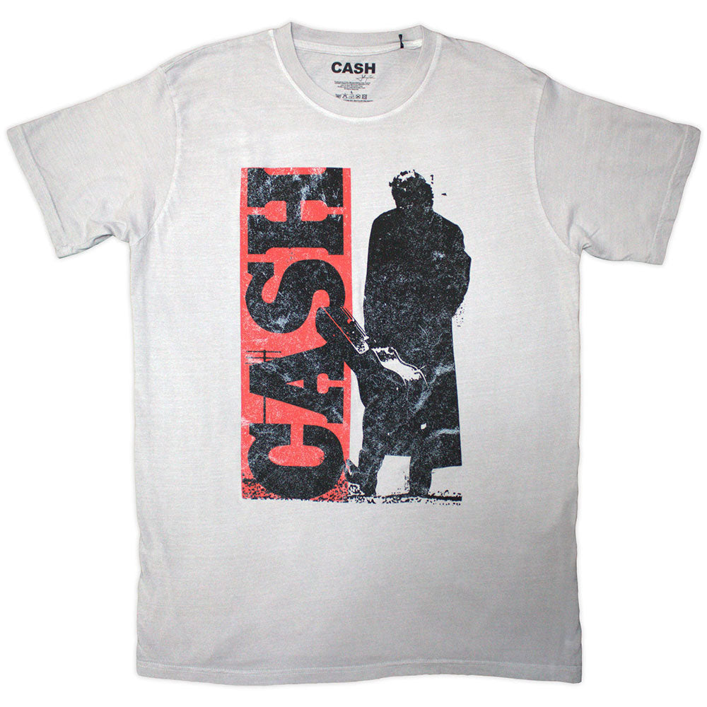Johnny Cash Bold Silhouette T-shirt Front