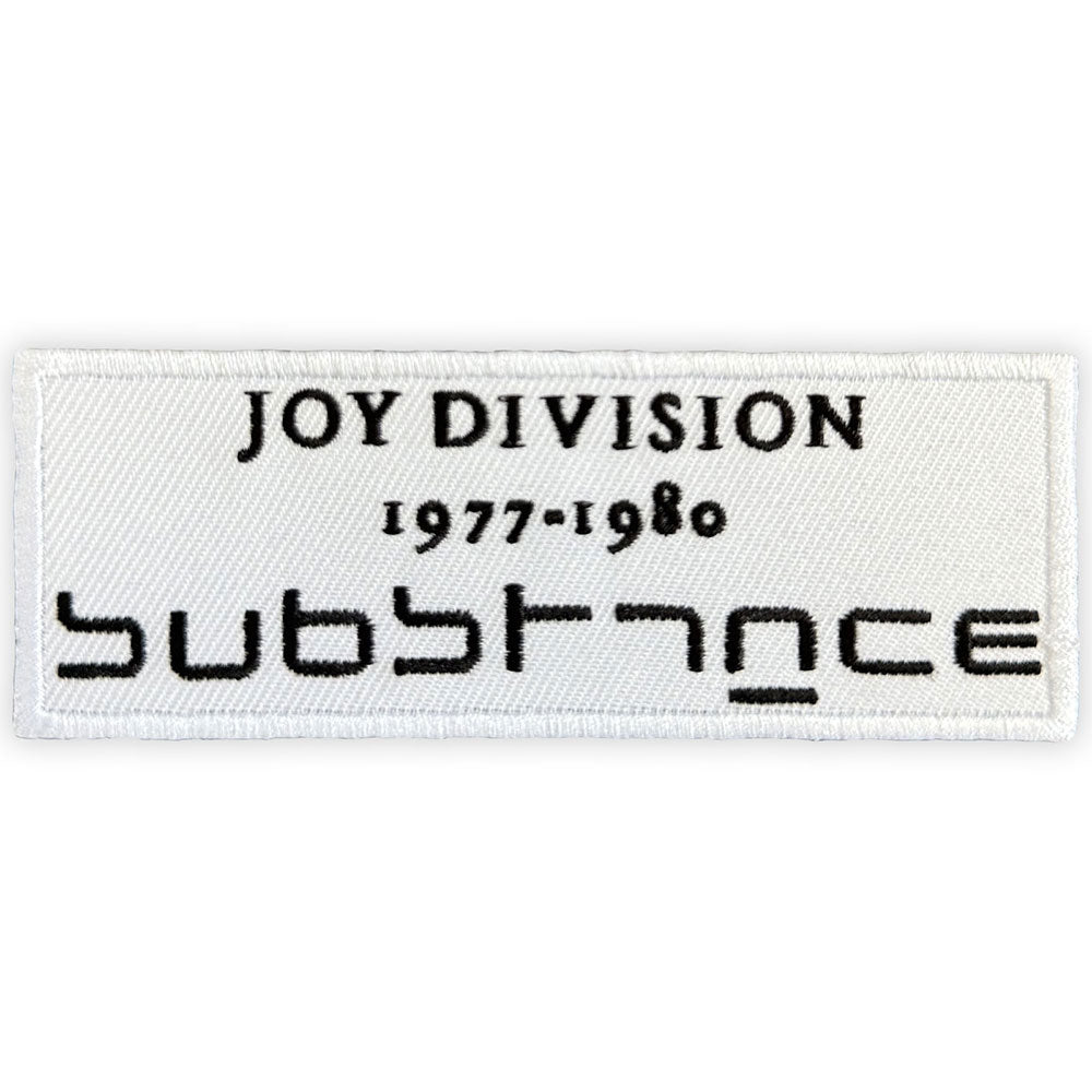 Joy Division Substance Woven Patch Front