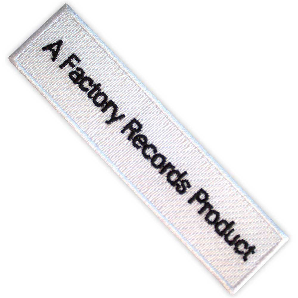 Joy Division Factory Records Woven Patch Front