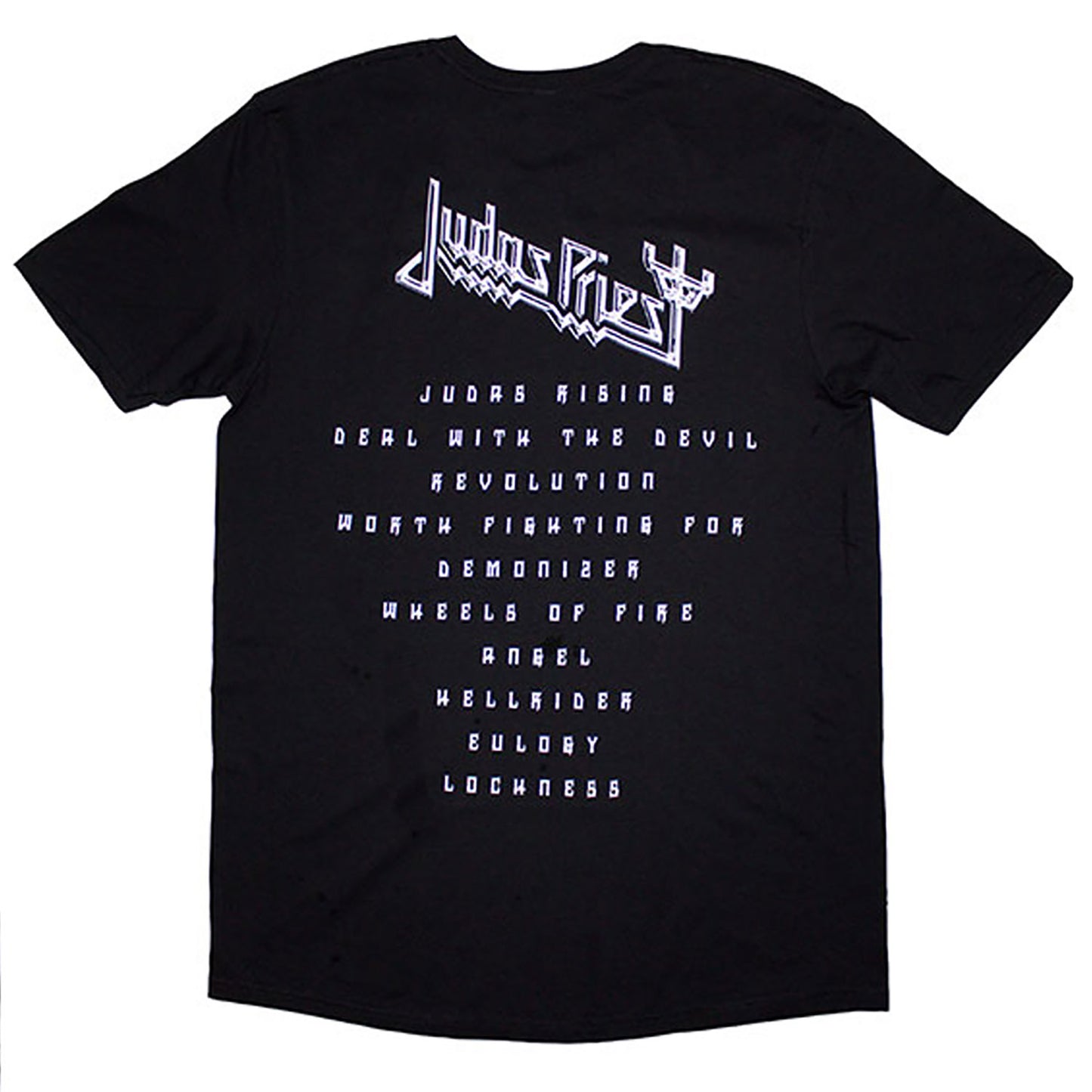 Judas Priest Angel Of Retribution Tracklist T-shirt Back