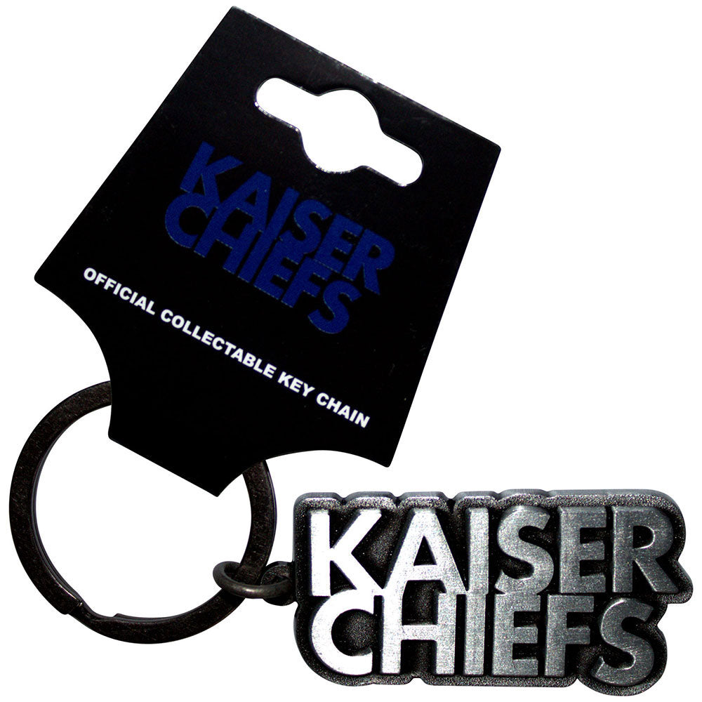 Kaiser Chiefs Skewed Logo Metal Key Chain Front