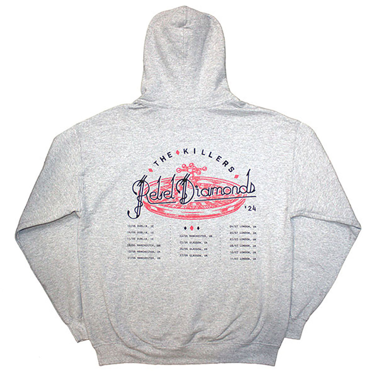 Killers Tour '24 Roulette Wheel Hooded Sweatshirt Back