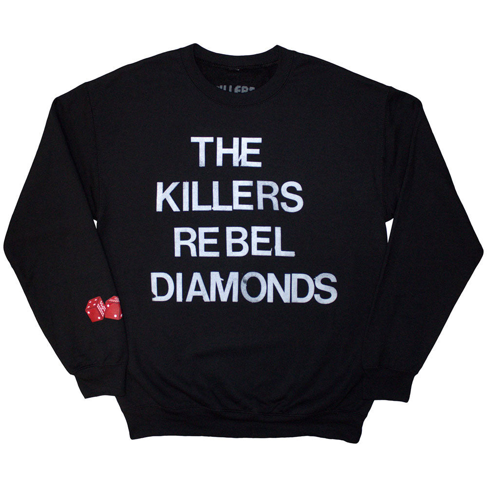 Killers Tour '24 Rebel Diamonds Stacked Sweatshirt Front