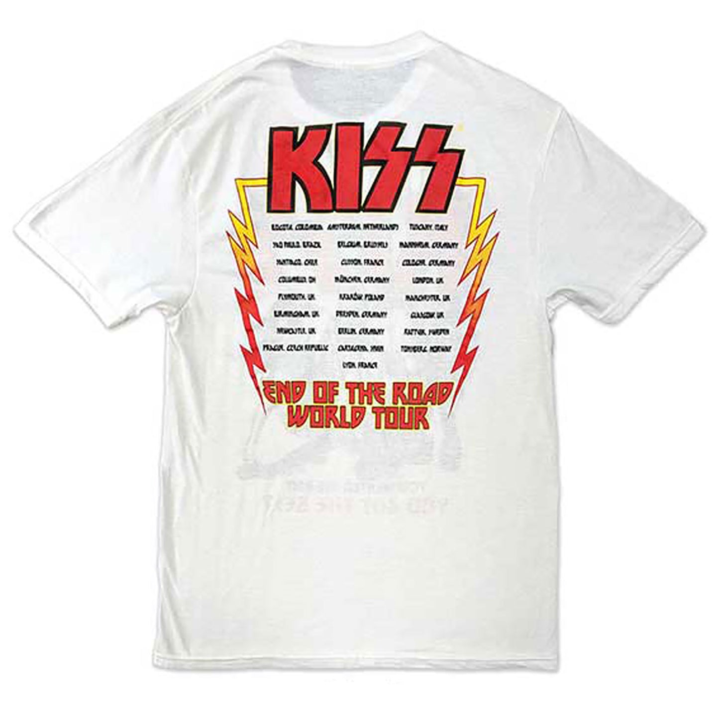 KISS End Of The Road You Got The Best T-shirt Back