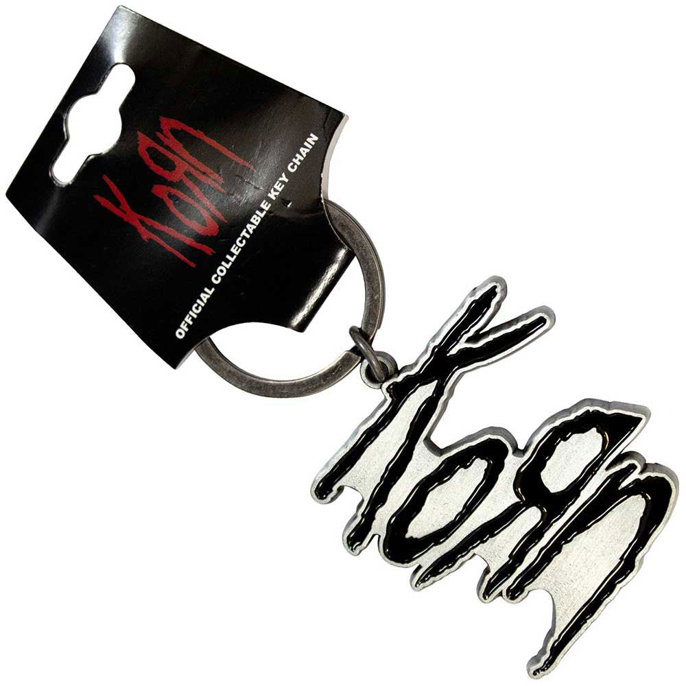 Korn Logo 2 Metal Key Chain Front