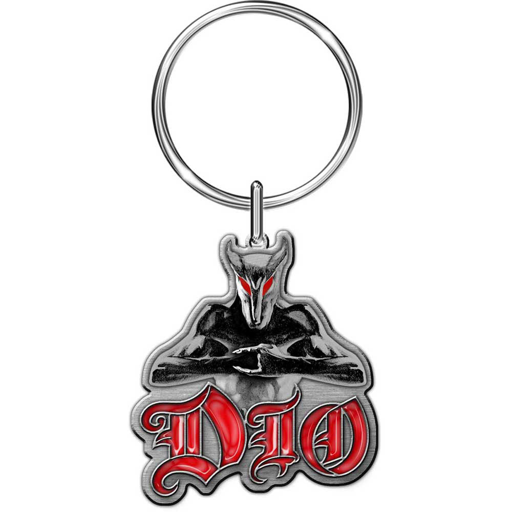 Dio Logo/murray Metal Key Chain Front