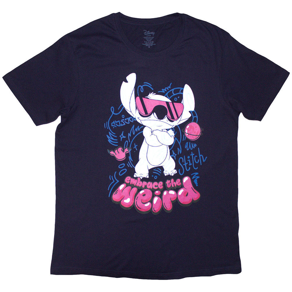 Disney Lilo & Stitch Embrace The Weird T-shirt Front