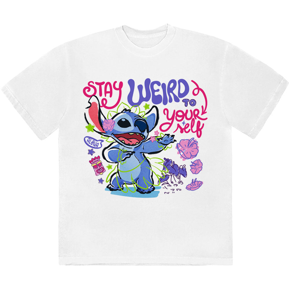 Disney Lilo & Stitch - Stay Weird To Yourself T-shirt Front