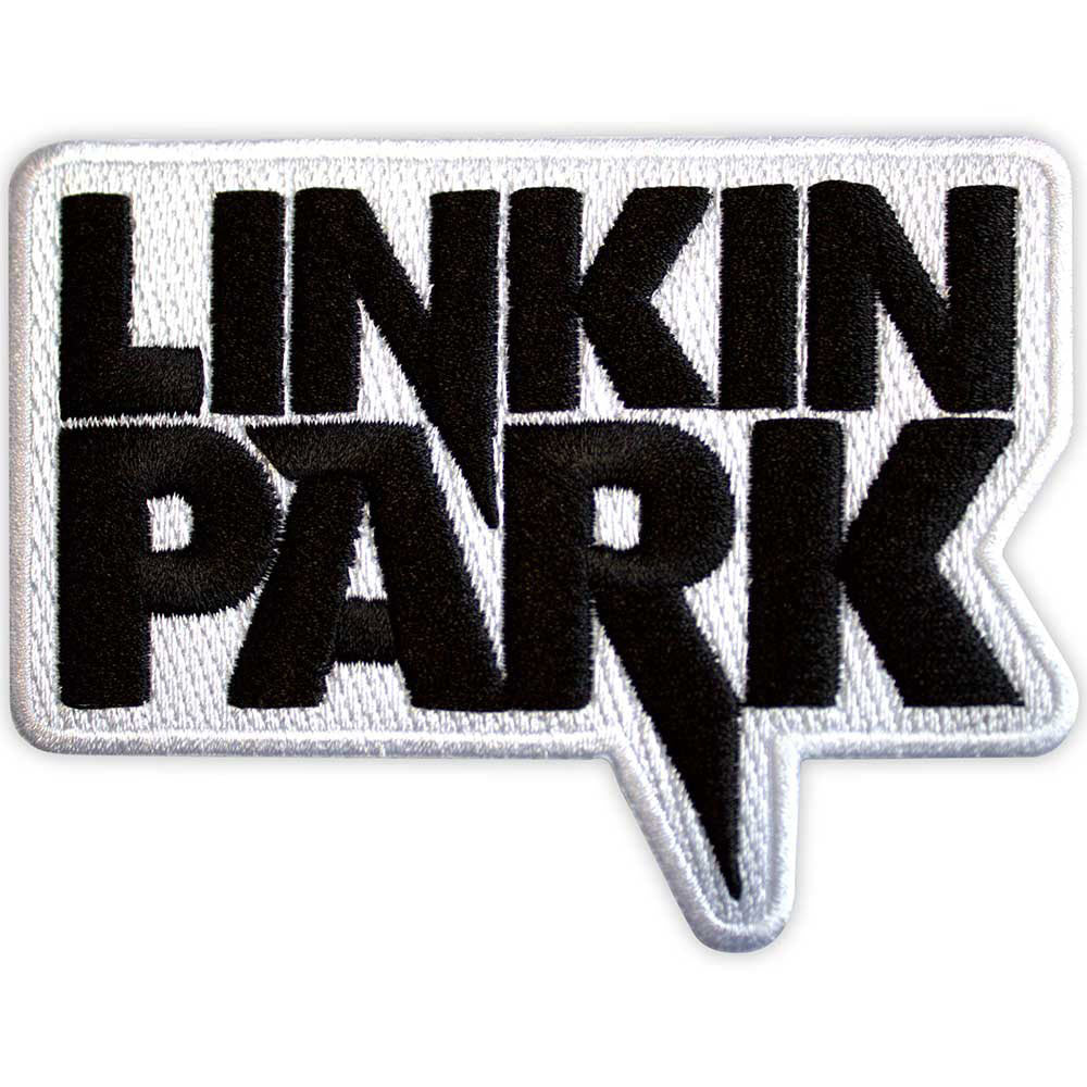 Linkin Park Black Logo Woven Patch Front