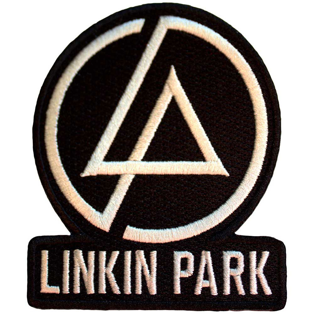 Linkin Park Concentric Text Logo Woven Patch Front