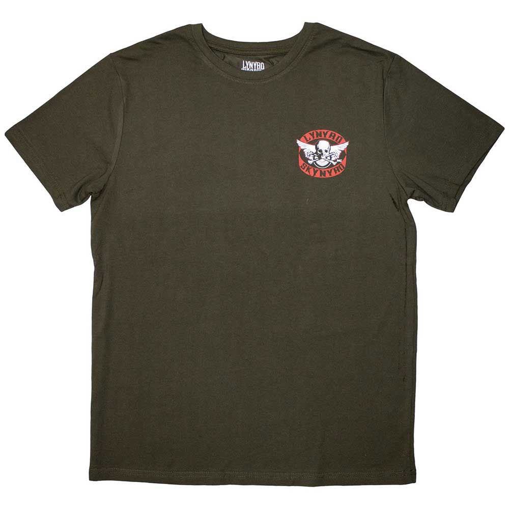 Lynyrd Skynyrd Mini Biker Patch Logo T-shirt Front