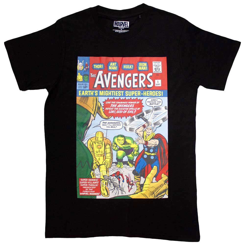 Marvel Comics Earth's Mightiest... Comic Cover T-shirt Front