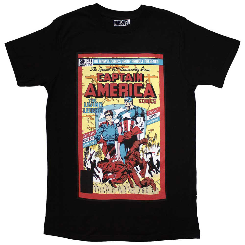Marvel Comics Living Legend Comic Cover T-shirt Front