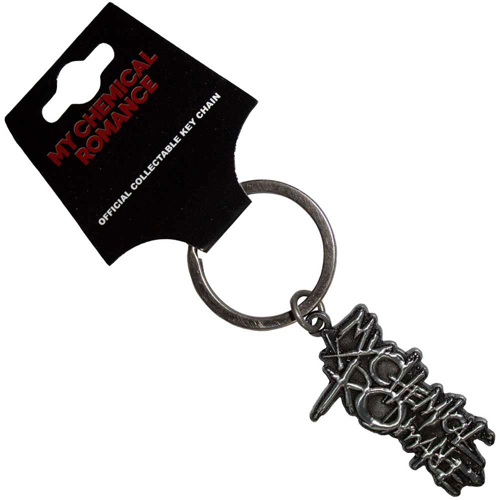 My Chemical Romance The Black Parade Logo Metal Key Chain Front