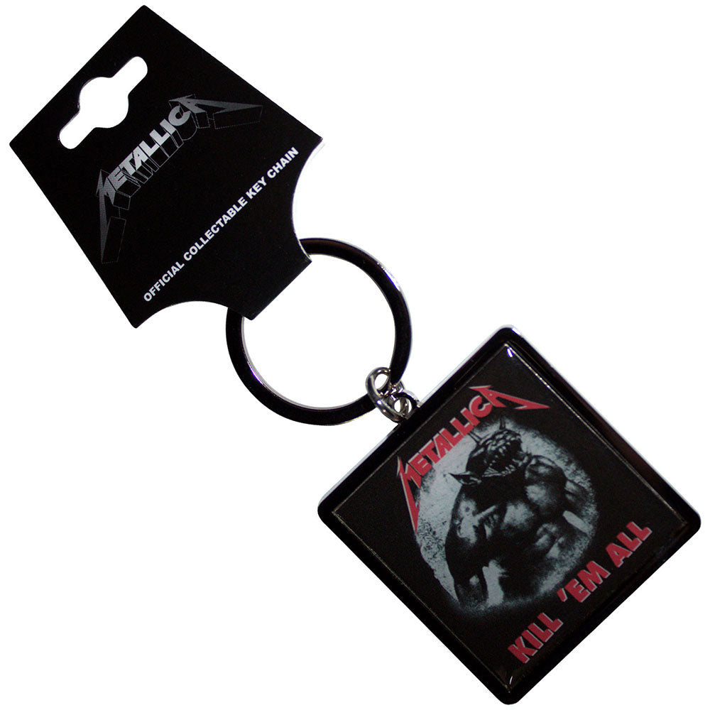 Metallica Kill 'em All / Jump In The Fire Metal Key Chain Front