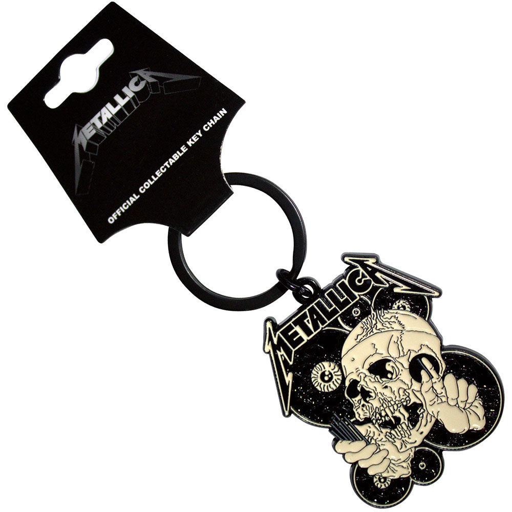 Metallica The Shortest Straw Metal Key Chain Front