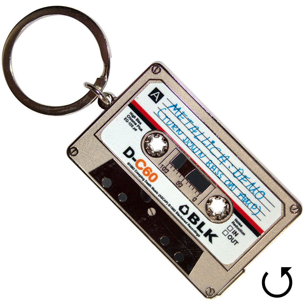 Metallica No Life 'til Leather Metal Key Chain Front
