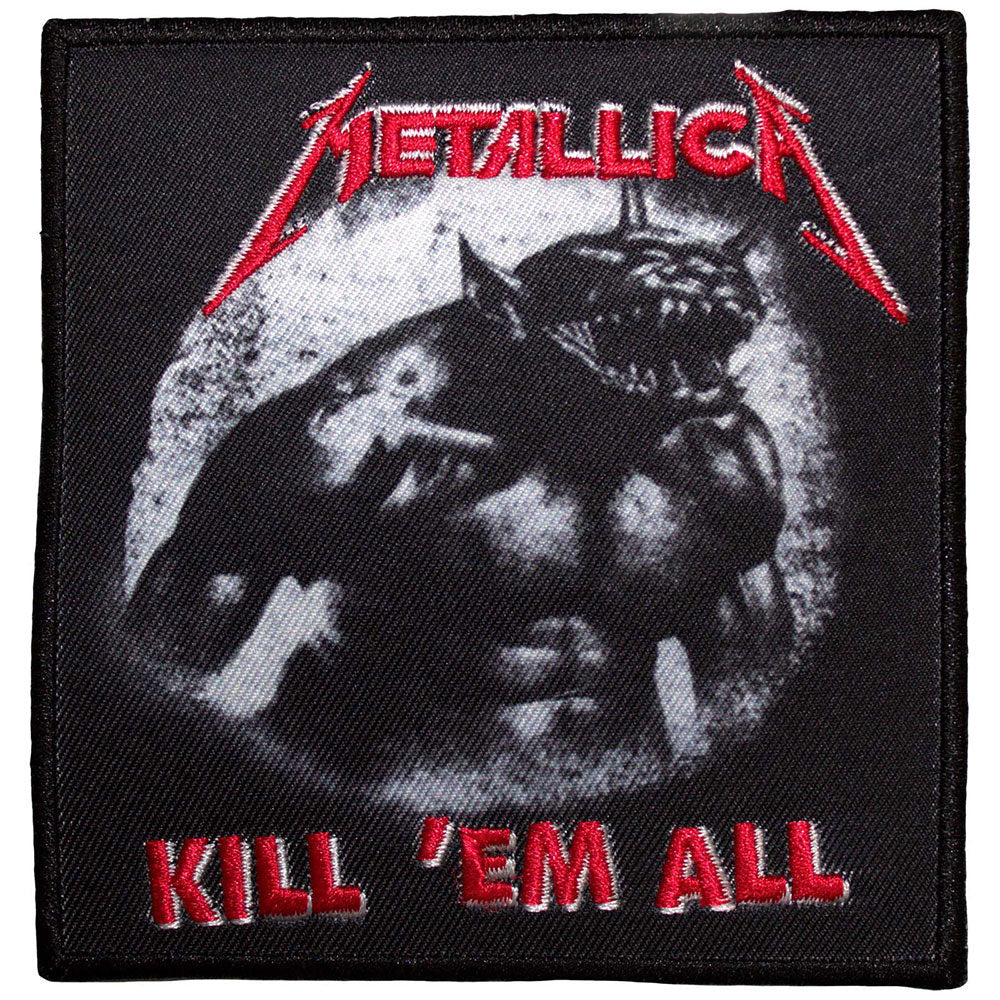Metallica Kill 'em All / Jump In The Fire Woven Patch Front