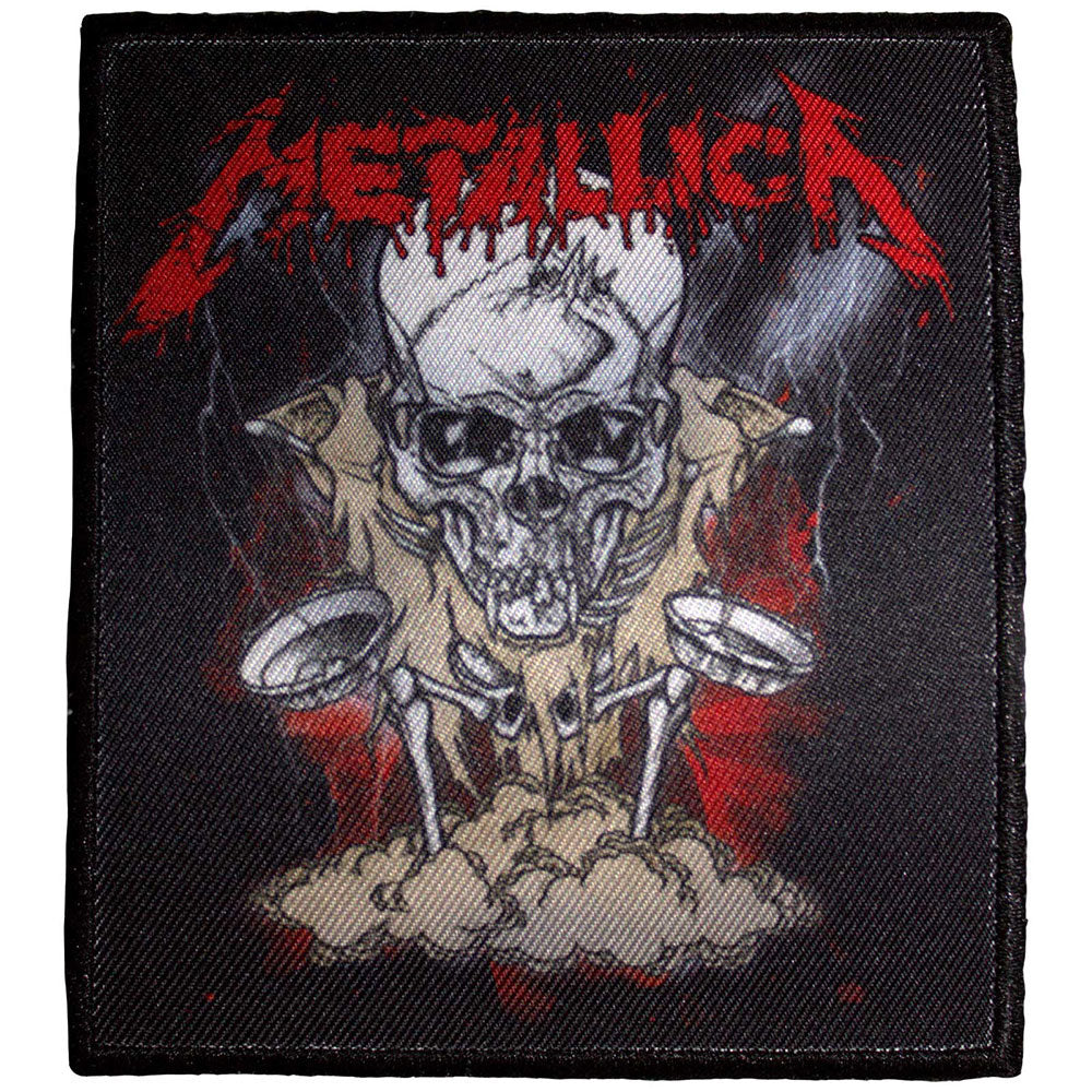 Metallica Skeleton Poster Woven Patch Front