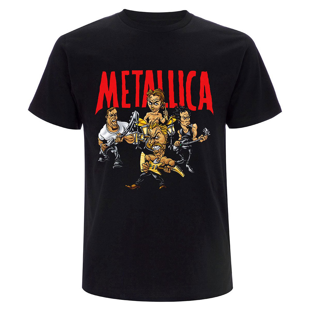Metallica Load Chavez Cartoon T-shirt Front