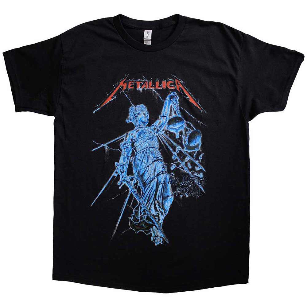 Metallica Blue Justice T-shirt Front