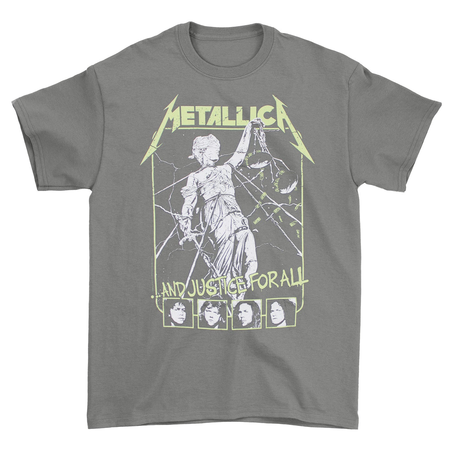 Metallica Justice Faces T-shirt Front
