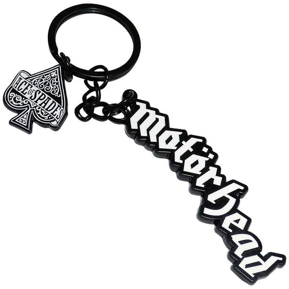 Motorhead Logo Ace Of Spades Charm Metal Key Chain Front