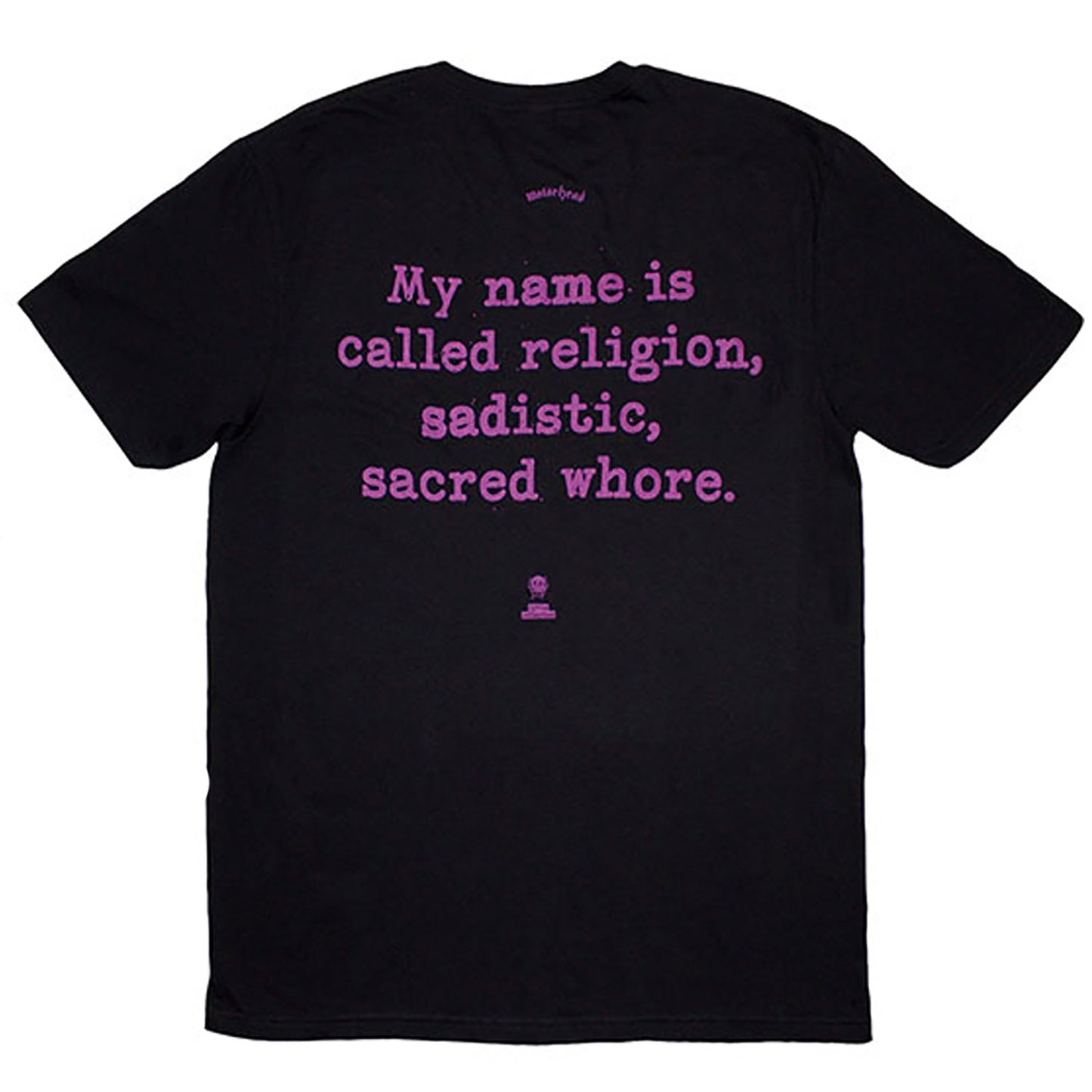 Motorhead Orgasmatron Lyric T-shirt Back
