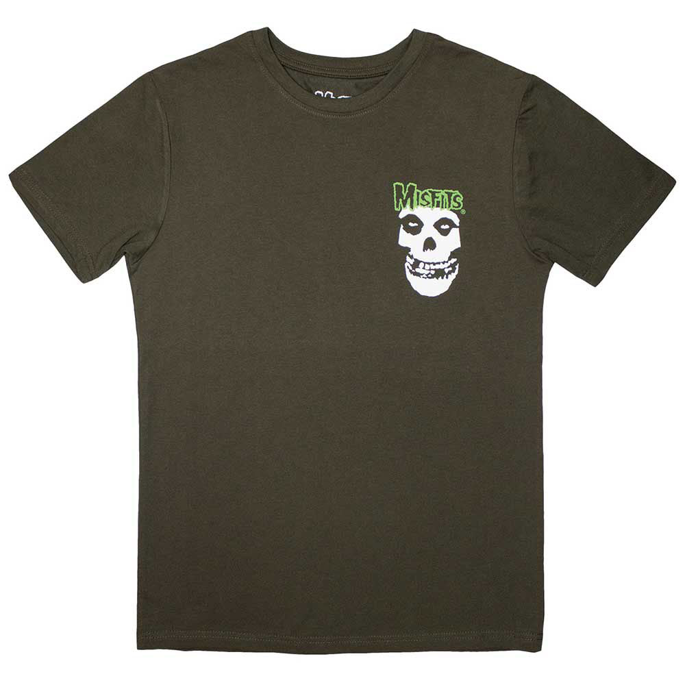 Misfits Mini Skull & Logo T-shirt Front