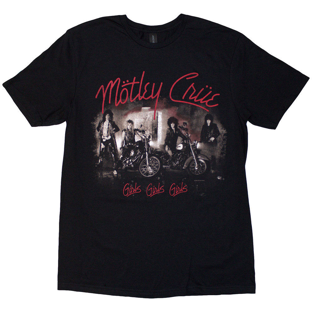 Motley Crue girls, Girls, Girls Vintage T-shirt Front