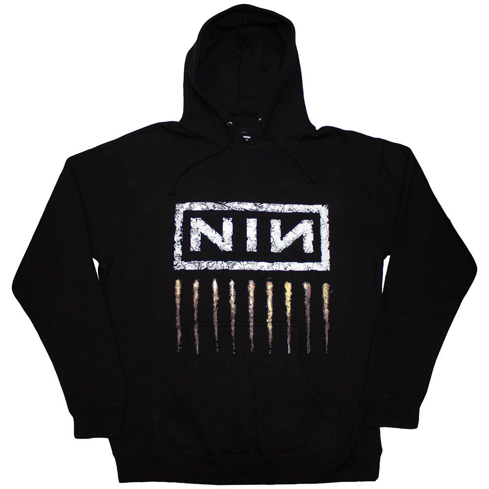 Nine Inch Nails Downward Spiral Hooded Sweatshirt Front