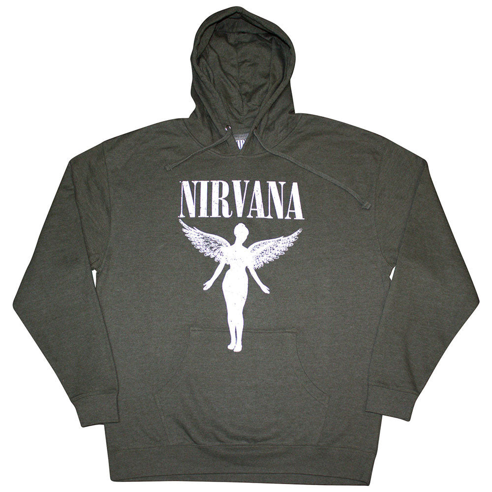 Nirvana Angelic Mono Hooded Sweatshirt Front