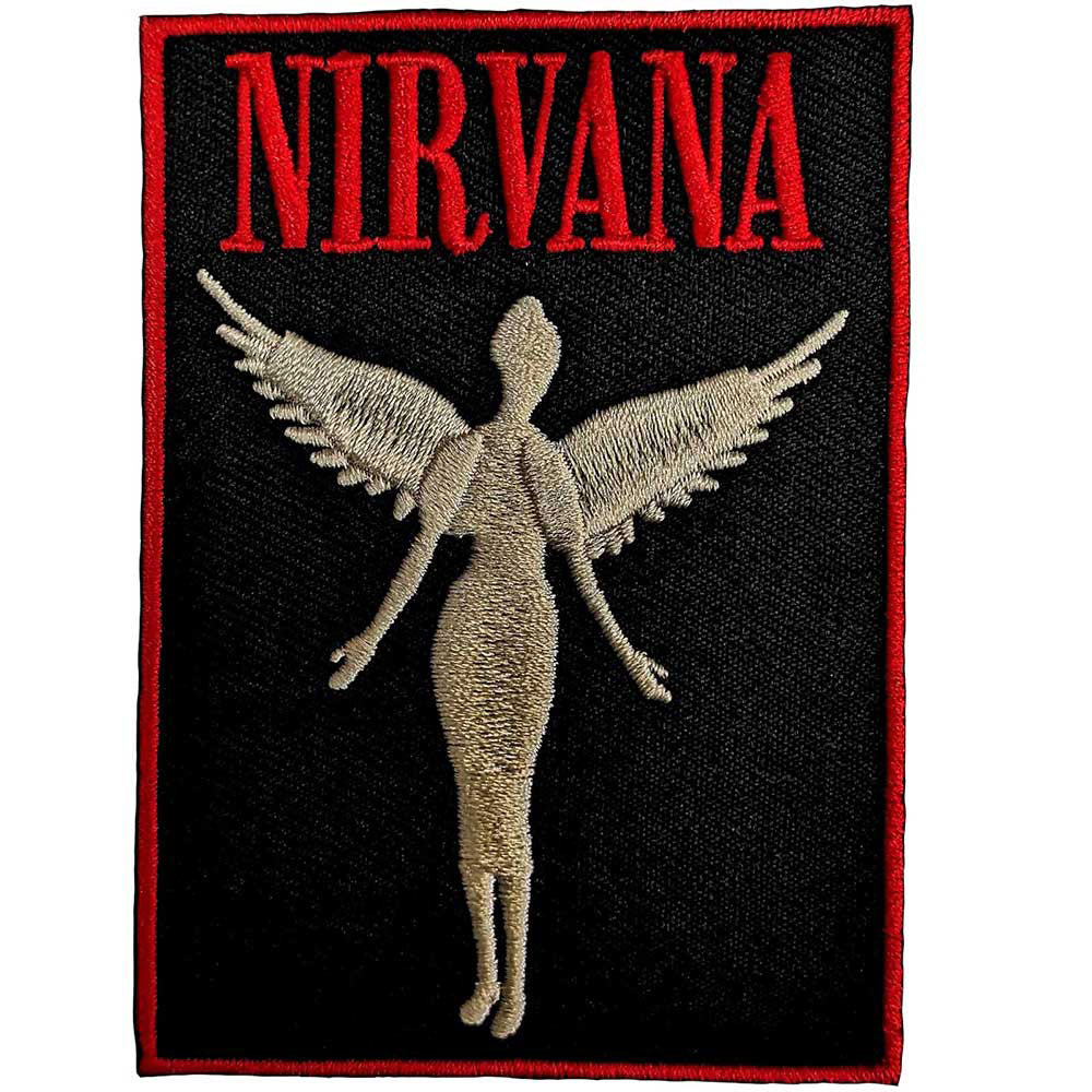 Nirvana Angelic Woven Patch Front