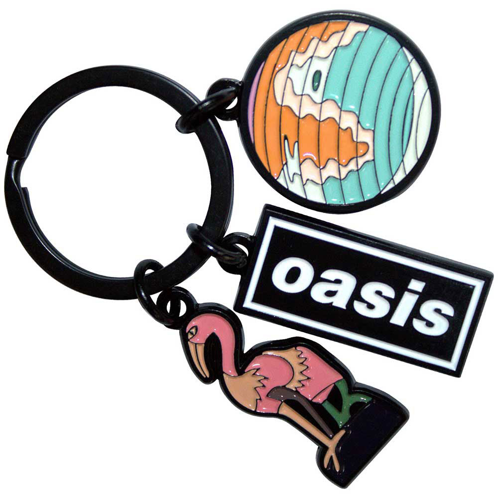 Oasis Charms Metal Key Chain Front