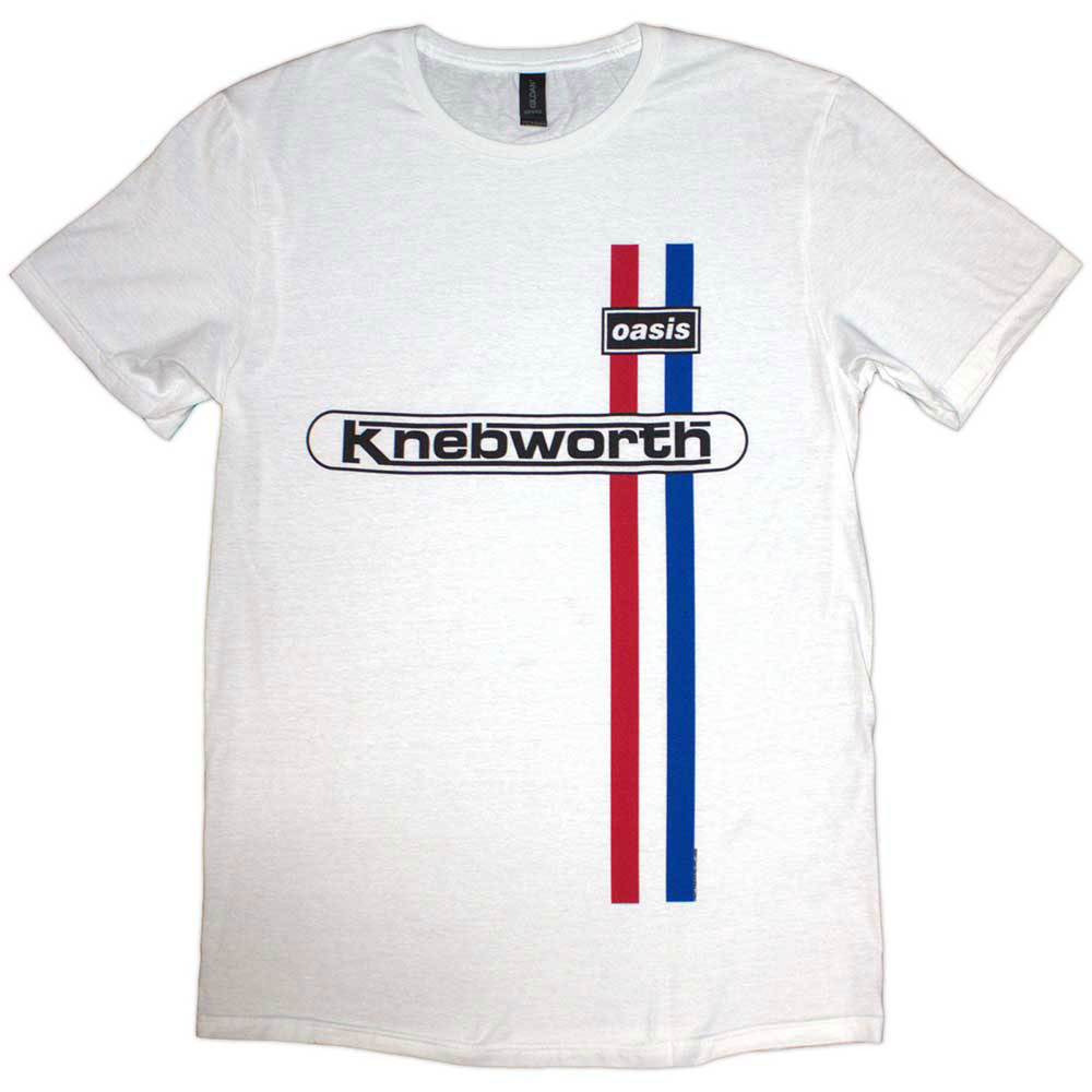 Oasis Knebworth Vertical Stripe T-shirt Front