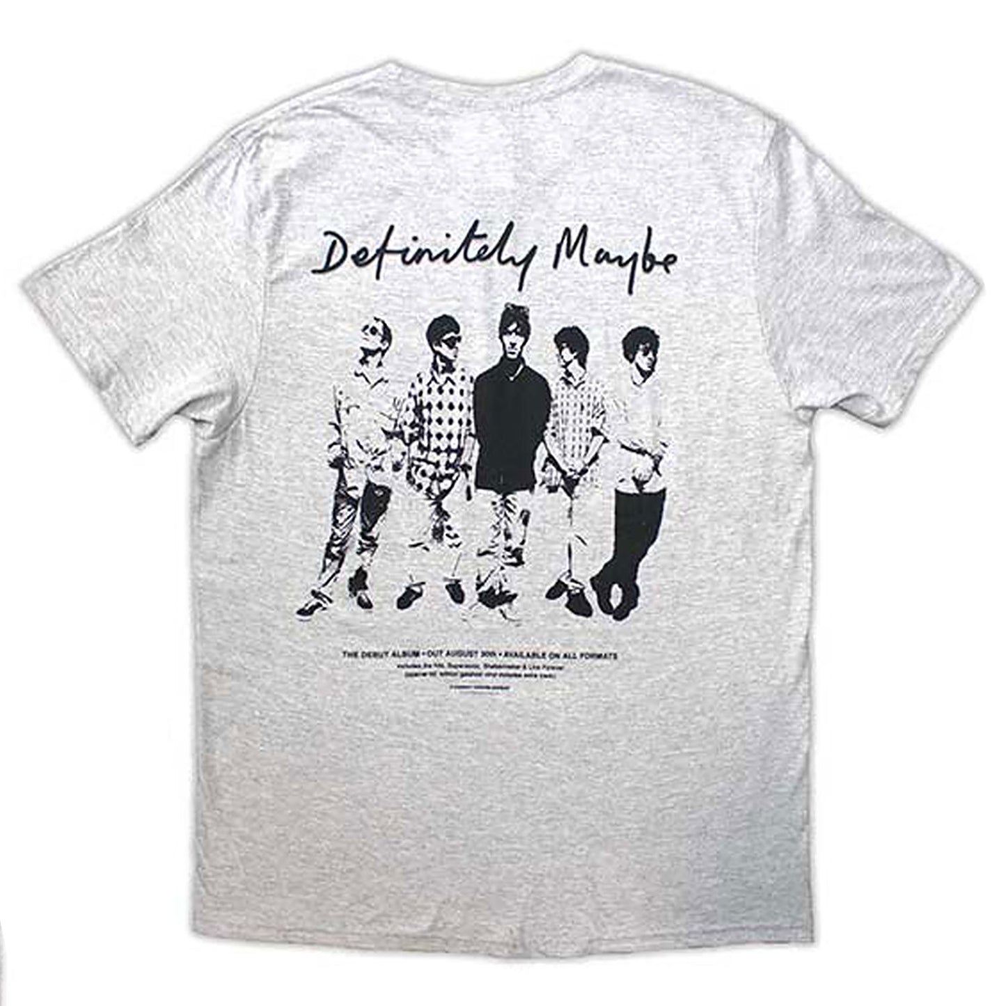Oasis Definitely Maybe Promo T-shirt Back