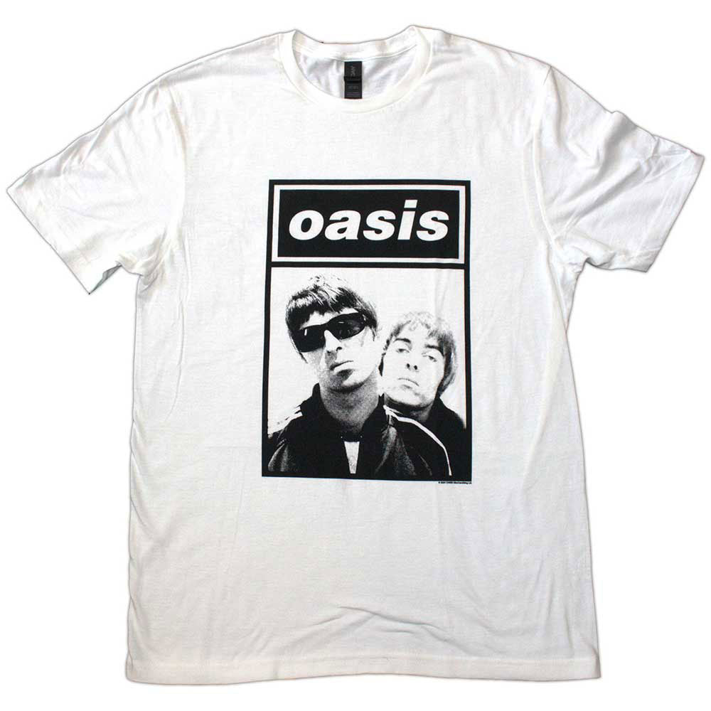 Oasis Noel & Liam Boxed Photo T-shirt Front
