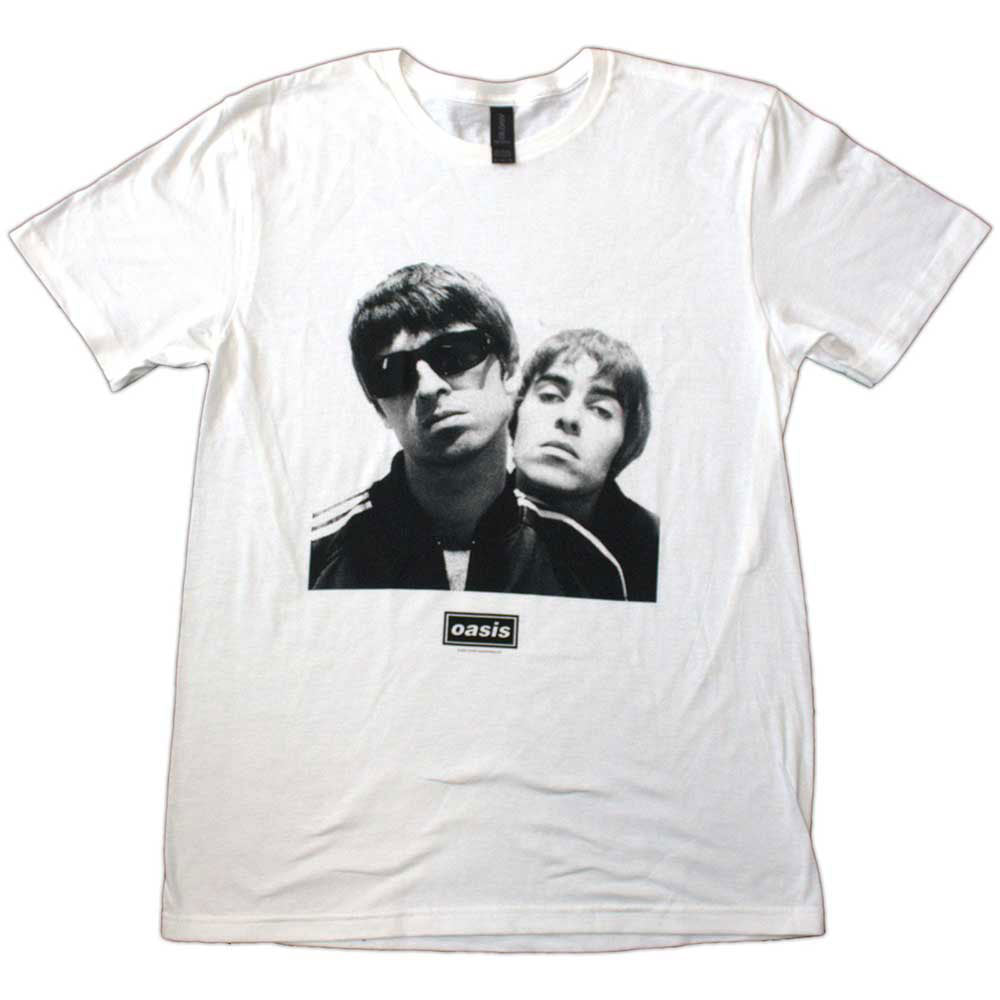 Oasis Noel & Liam Square Photo T-shirt Front