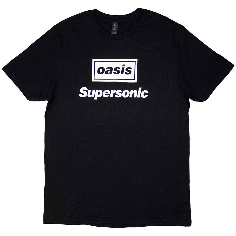 Oasis Supersonic Title T-shirt Front