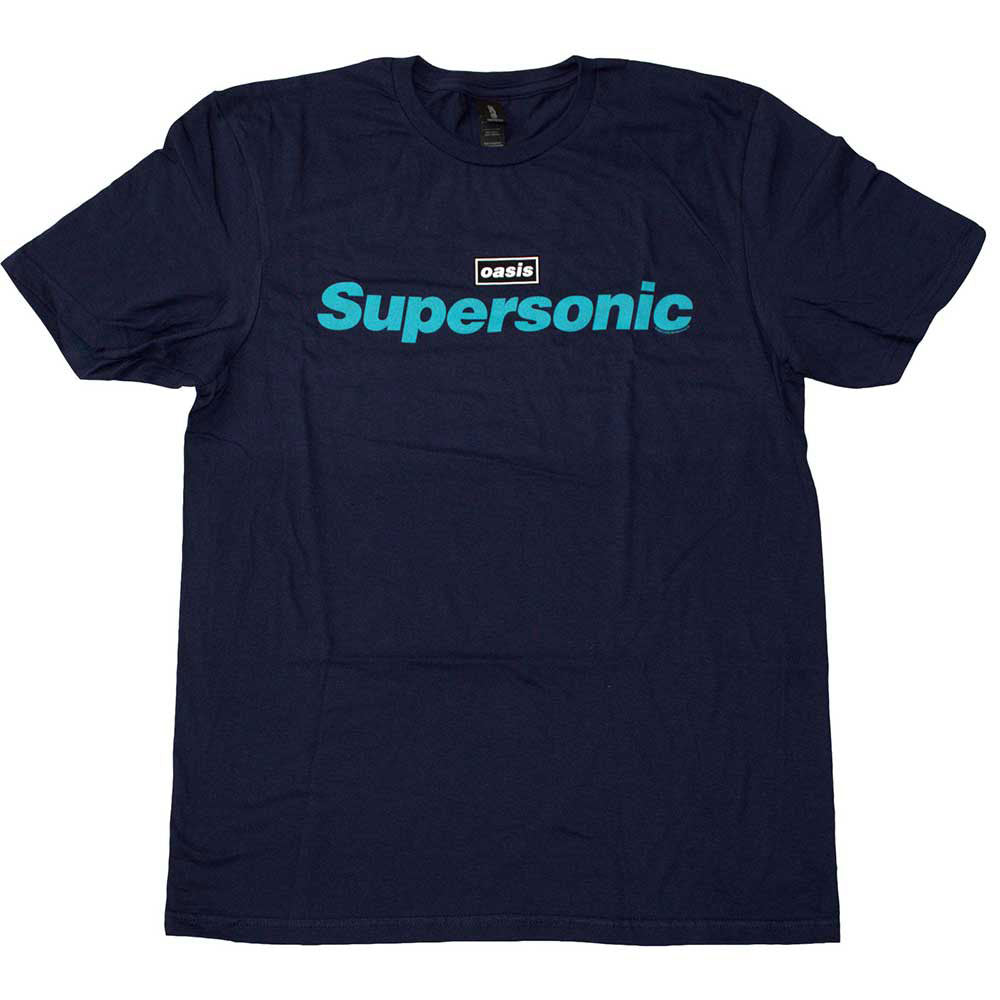 Oasis Supersonic Title Colour T-shirt Front