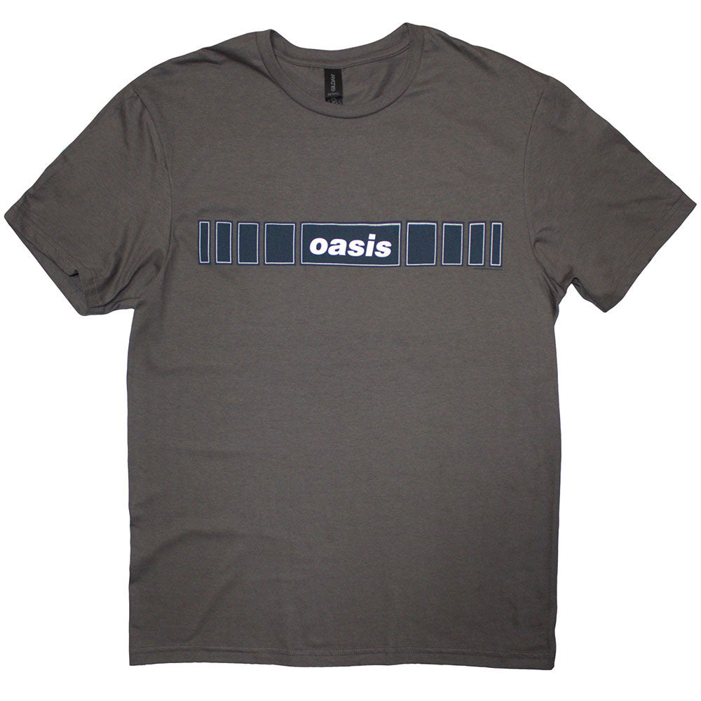 Oasis Horizontal Bars Logo T-shirt Front