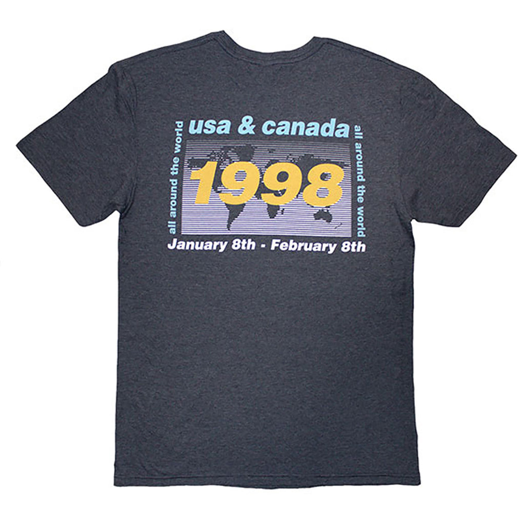 T-shirt Oasis '1998 World Tour - South America' - Noir - Taille OASTS43MR - Coton - Neuf Avec étiquettes