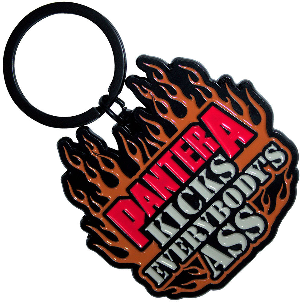 Pantera Kicks Metal Key Chain Front