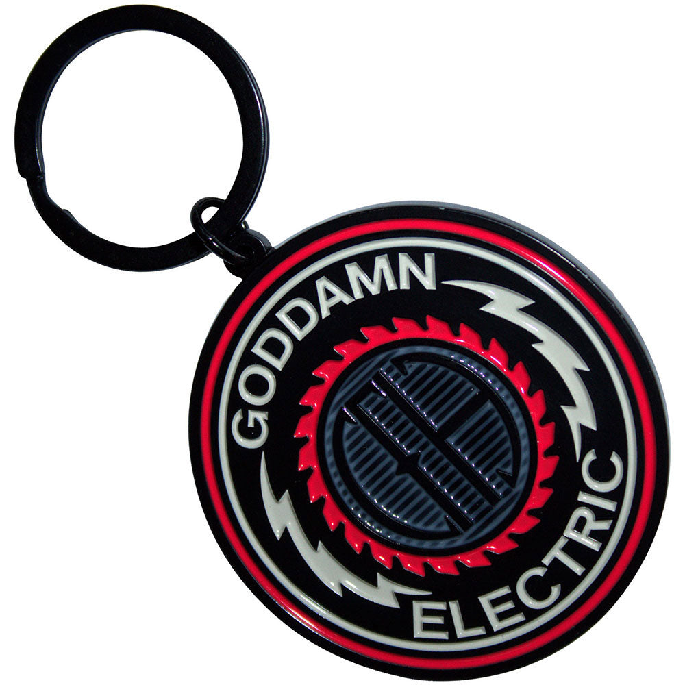 Pantera Electric Metal Key Chain Front