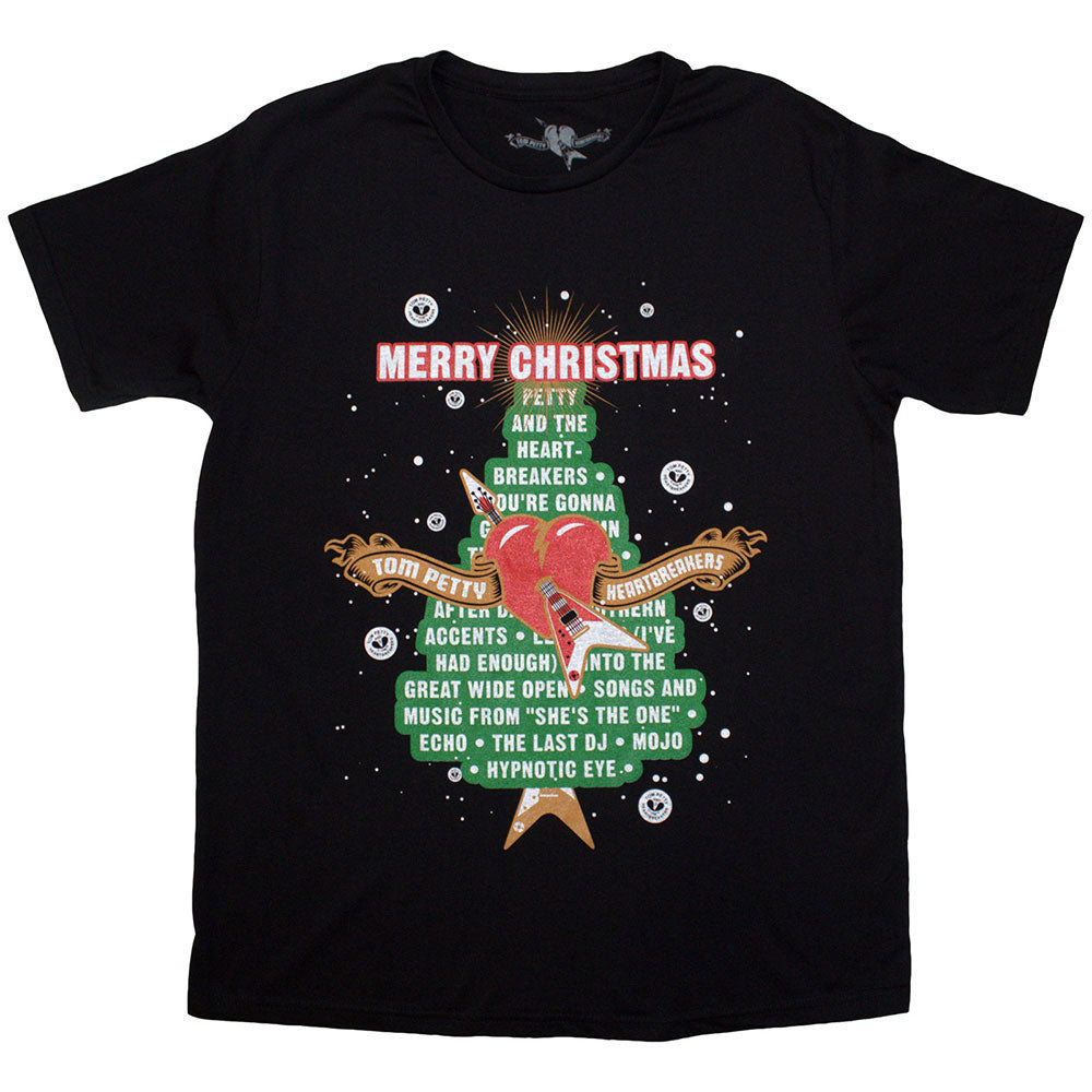 Tom Petty & The Heartbreakers Merry Christmas T-shirt Front
