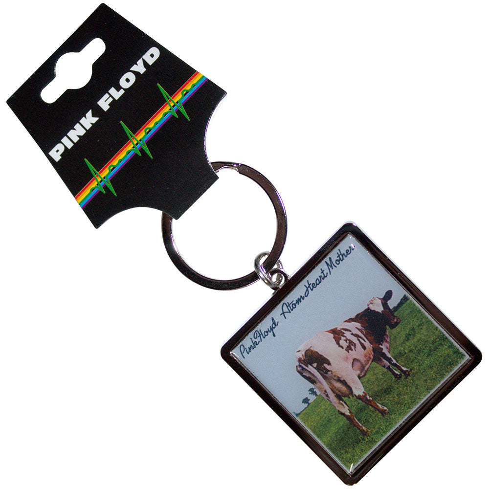 Pink Floyd Atom Heart Mother Metal Key Chain Front