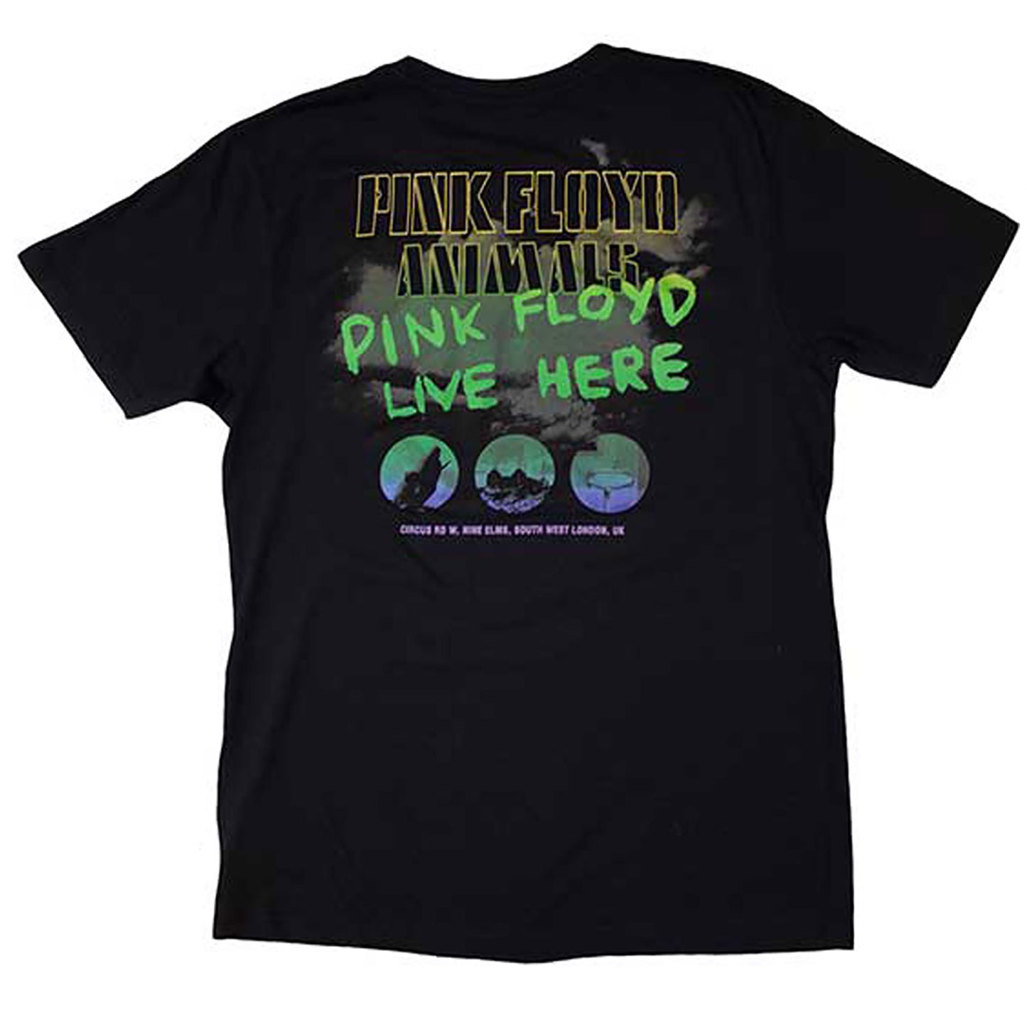 Pink Floyd Animals Rainbow Photo T-shirt Back