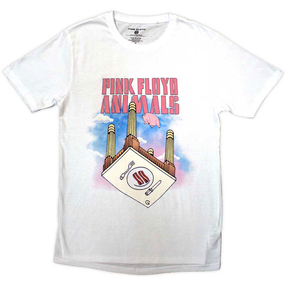 Pink Floyd Animals Bacon Table T-shirt Front