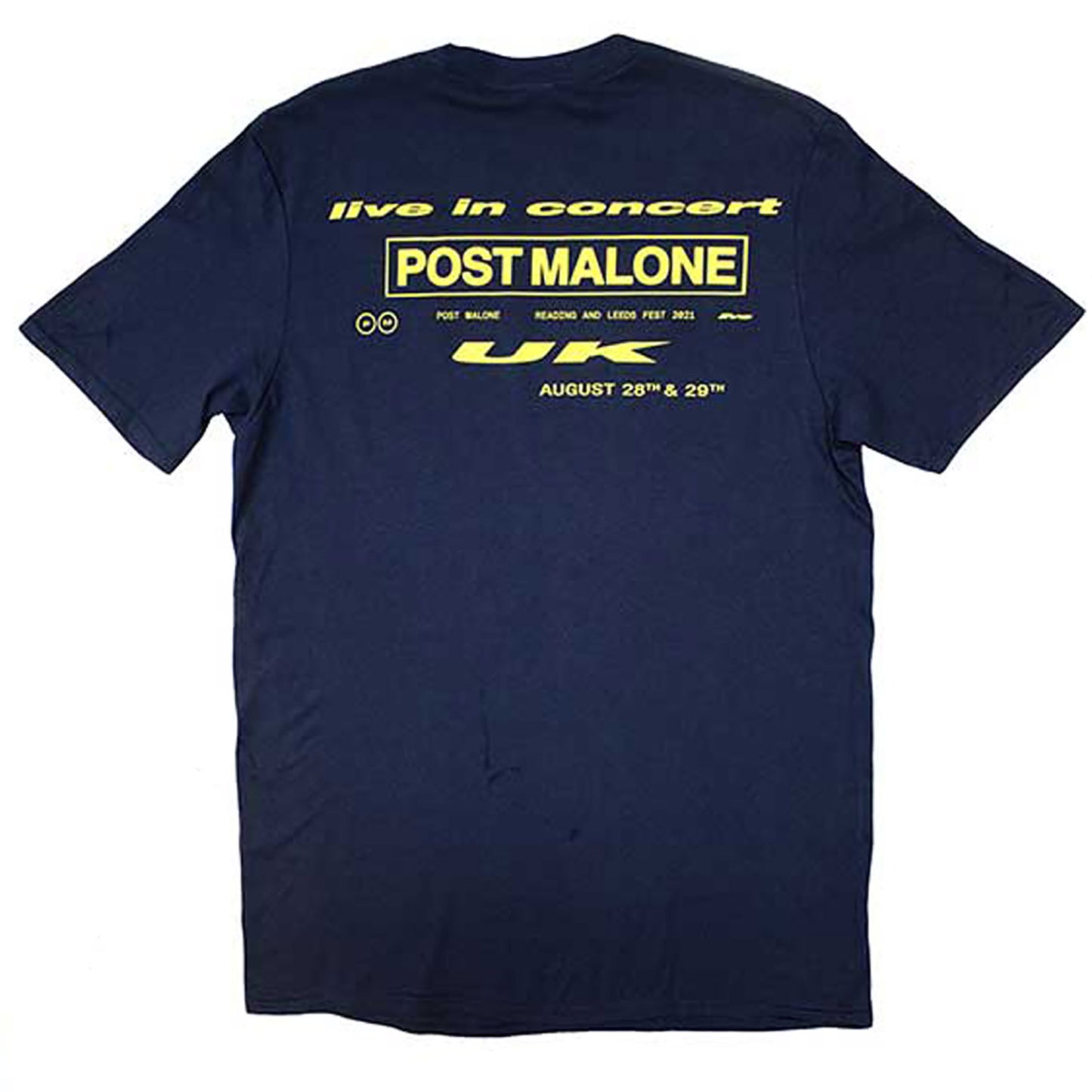 Post Malone Live In Concert T-shirt Back