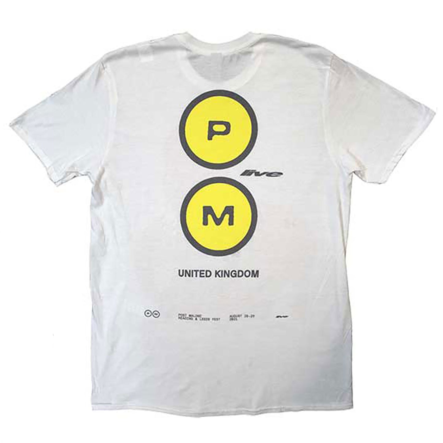 Post Malone Red Photo Live T-shirt Back